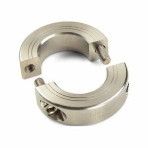 RULAND MANUFACTURING MSPB-13-SS Balanced Shaft Collar, 2 Piece, Metric, Round, Clamp On, 13 mm Bore Dia, 303 | CT9PCK 805EH9