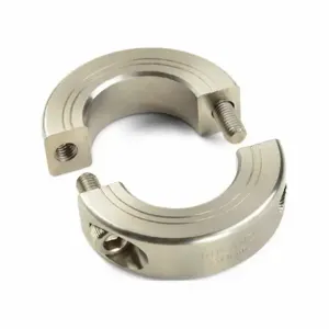 RULAND MANUFACTURING SPB-47-SS Balanced Shaft Collar, 2 Piece, Round, Clamp On, 2 15/16 Inch Bore Dia, 303 | CT9NZB 805GF1