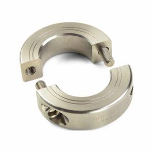 RULAND MANUFACTURING SPB-2-SS Balanced Shaft Collar, 2 Piece, Round, Clamp On, 1/8 Inch Bore Dia, 303 | CT9NXY 805G18