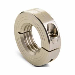 RULAND MANUFACTURING MTCL-20-2.5-SS-LH Threaded Shaft Collar, 1 Piece, Metric, Threaded, Clamp On, 15 mm Collar Wide | CT9MUA 805H29