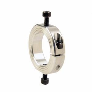 RULAND MANUFACTURING OF-MCL-25-A Mountable Shaft Collar, 25 mm Bore Dia, Round, Aluminum, 8 mm Flat To Bore | CT9JLT 805FC1