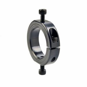 RULAND MANUFACTURING OF-MCL-12-F Mountable Shaft Collar, 12 mm Bore Dia, Round, Carbon Steel, 6 mm Flat To Bore | CT9JGD 805F92