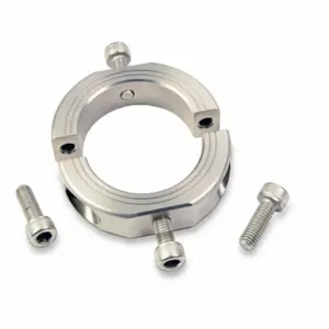 RULAND MANUFACTURING OF-MSP-40-SS Mountable Shaft Collar, 40 mm Bore Dia, Round, Stainless Steel, 15 mm Collar Wide | CT9JRR 805FJ9