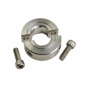 RULAND MANUFACTURING SPD-4-SS Shaft Collar D-bore 2pc 1/4 Inch 303 Stainless Steel | AF9XYZ 30VR68