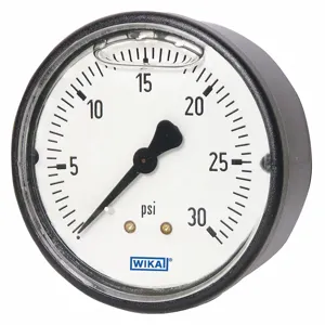 BUNTING BEARINGS 113.13.20.3000.B Pressure Gauge, 30 To 30 Psi Range, 1/4 MNPT, +/-3-2-3% Gauge Accuracy | CH6TFV 448M27