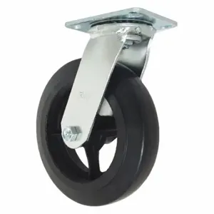 RWM 45-RIR-0820-S Swivel, With 8 X 2 Inch Size Rubber On Iron Wheel | CT9QQN 126L54