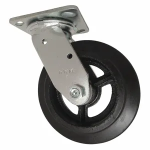 RWM 46-RIR-0620-S Swivel, With 6 X 2 Inch Size Rubber On Iron Wheel | CT9QQM 126M12