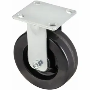 RWM 47-DUR-0620-R Kingpinless Plate Caster, 6 Inch Dia, 7 1/2 Inch Height, Rigid Caster, Rigid | CT9QDH 53CF22