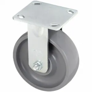 RWM 47-GTB-0820-R Kingpinless Plate Caster, 8 Inch Dia, 9 1/2 Inch Height, Rigid Caster, Rigid, B | CT9QKH 29XV28