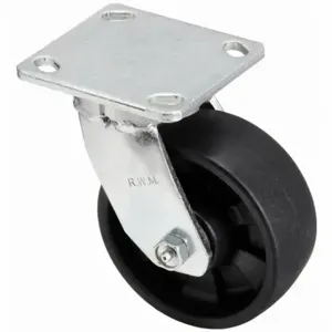 RWM 47-PNR-0520-S Kingpinless Plate Caster, 5 Inch Dia, 6 1/2 Inch Height, Swivel Caster, Swivel | CT9QCE 29XU43