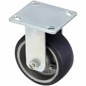 RWM 47-UIR-0520-R Kingpinless Plate Caster, 5 Inch Dia, 6 1/2 Inch Height, Rigid Caster, Rigid, B | CT9QBT 29XV18