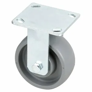 RWM 48-GTB-0520-R Plate Caster, Rigid, Kingpin, Rigid Caster, 5 Inch Wheel Diameter | CE9TFL 55KP86