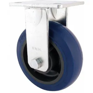 RWM 48-GTB-0820-R Rigid Plate Caster, 8 Inch, Medium-Duty, 1500 Lbs Load Rating | CD3QNA 29XV50