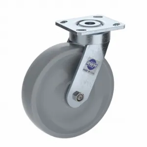 RWM 48-GTB-0820-S Maintenance-Free Plate Caster, 8 Inch Dia, 9 1/2 Inch Height, Swivel Caster | CT9QLJ 55KP22