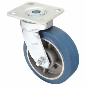 RWM 48-RAB-0820-S-EHT Maintenance-Free Plate Caster, 8 Inch Dia, 9 1/2 Inch Height, Swivel Caster | CT9QLH 29XV57