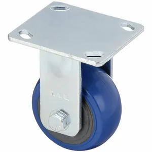 RWM 48-SWB-0420-R Plate Caster, Rigid, Kingpin, Rigid Caster, 4 Inch Wheel Diameter | CE9TFM 55KP15