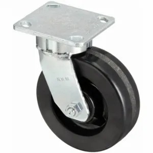 RWM 65-DUR-0620-S Kingpinless Plate Caster, 6 Inch Dia, 7 1/2 Inch Height, Swivel Caster, Swivel | CT9QEP 29XV79