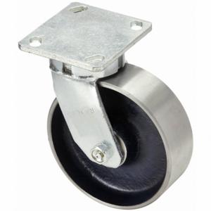 RWM 65-FSR-0620-S Kingpinless Plate Caster, 6 Inch Dia, 7 1/2 Inch Height, Swivel Caster | CT9QDZ 53CF39