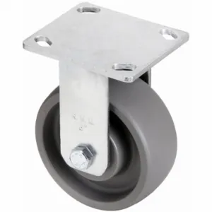 RWM 65-GTB-0520-R Kingpinless Plate Caster, 5 Inch Dia, 6 1/2 Inch Height, Rigid Caster | CT9QBN 53CF44