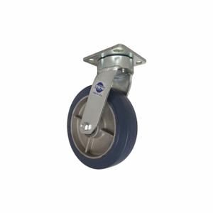 RWM 65-RAB-0820-S-42ST-EHT Kingpinless Plate Caster, 8 Inch Dia, 10 1/8 Inch Height, Swivel Caster | CT9QHX 53CF64