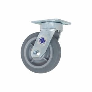 RWM 65-RPR-0620-S Kingpinless Plate Caster, 6 Inch Dia, 7 1/2 Inch Height, Swivel Caster | CT9QEC 53CF74