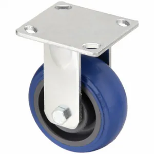 RWM 65-SWB-0620-R Kingpinless Plate Caster, 6 Inch Dia, 7 1/2 Inch Height, Rigid Caster | CT9QCZ 29XV85