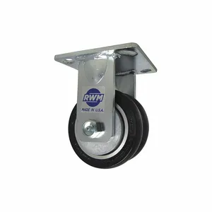 RWM 65-SWE-0420-R-42RT-CRN75D Kingpinless Plate Caster, 4 Inch Dia, 5 5/8 Inch Height, Rigid Caster | CT9QMK 53CF77