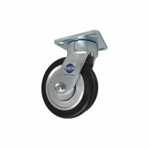 RWM 65-SWE-0620-S-CRN75D Kingpinless Plate Caster, 6 Inch Dia, 7 1/2 Inch Height, Swivel Caster, Swivel | CT9QEN 53CF85