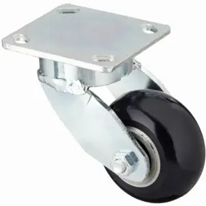 RWM 65-UAB-0421-S Kingpinless Plate Caster, 4 Inch Dia, 5 5/8 Inch Height, Swivel Caster, Swivel | CT9QBF 53CF95