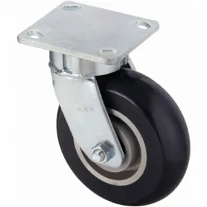 RWM 65-UAB-0621-S Kingpinless Plate Caster, 6 Inch Dia, 7 1/2 Inch Height, Swivel Caster, Swivel | CT9QEM 53CG04