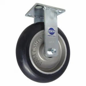 RWM 65-UAB-0821-R Kingpinless Plate Caster, 8 Inch Dia, 10 1/8 Inch Height, Rigid Caster, Rigid | CT9QHM 29XW04