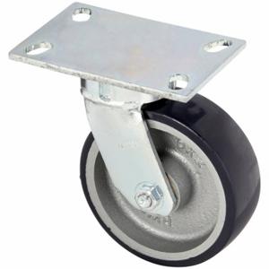 RWM 65-UIR-0520-S-42ST Kingpinless Plate Caster, 5 Inch Dia, 6 1/2 Inch Height, Swivel Caster, Swivel | CT9QCB 53CG45