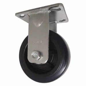 RWM 65-UPC-0520-R Kingpinless Plate Caster, 5 Inch Dia, 6 1/2 Inch Height, Rigid Caster, Rigid | CT9QBP 53CG53