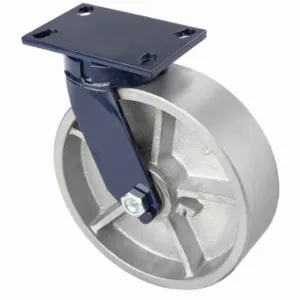 RWM 75-CIR-0820-S Kingpinless Plate Caster, 8 Inch Dia, 10 1/8 Inch Height, Swivel Caster, Swivel | CT9QJM 53CG72