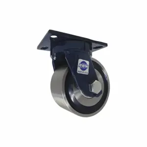 RWM 75-FSB-0630-S-SL-CWB Kingpinless Plate Caster, 6 Inch Dia, 7 1/2 Inch Height | CT9QCK 53CG76