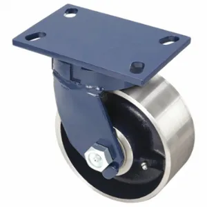 RWM 75-FSR-0825-S Kingpinless Plate Caster, 8 Inch Dia, 10 1/8 Inch Height, Swivel Caster | CT9QHZ 29XW29