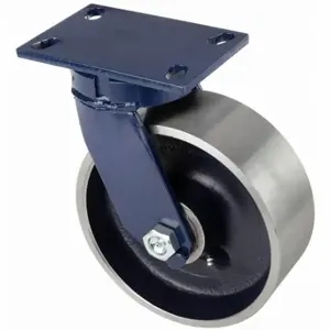 RWM 76-FSR-0830-S Kingpinless Plate Caster, 8 Inch Dia, 10 1/2 Inch Height, Swivel Caster, Swivel | CT9QGQ 53CH31