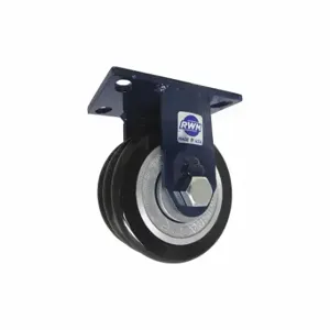 RWM 75-SWE-0630-R-CRN75D Kingpinless Plate Caster, 6 Inch Dia, 7 1/2 Inch Height, Rigid Caster | CT9QCT 53CG96