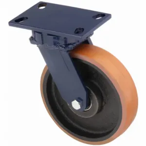 RWM 75-UIB-0820-S-INF Kingpinless Plate Caster, 8 Inch Dia, 10 1/8 Inch Height, Swivel Caster | CT9QJC 53CH11