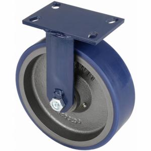RWM 75-UIR-1030-R Kingpinless Plate Caster, 10 Inch Dia, 11 1/2 Inch Height, Rigid Caster | CT9PYV 29XW36