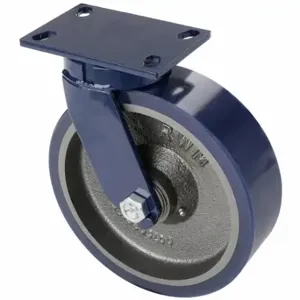 RWM 75-UIR-0830-S Kingpinless Plate Caster, 8 Inch Dia, 10 1/8 Inch Height, Swivel Caster, Swivel | CT9QJL 29XU42