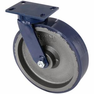 RWM 75-UIR-1230-S Kingpinless Plate Caster, 12 Inch Dia, 13 1/2 Inch Height, Swivel Caster | CT9PZZ 53CH20