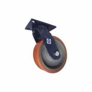 RWM 76-UIB-1030-S-INF-90ST Kingpinless Plate Caster, 10 Inch Dia, 12 5/8 Inch Height, Swivel Caster | CT9PZW 53CH53