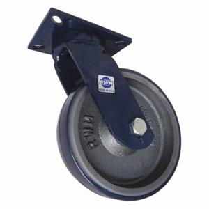 RWM 76-UIB-1030-S-Q Kingpinless Plate Caster, 10 Inch Dia, 12 1/2 Inch Height, Swivel Caster, Firm | CT9PZQ 53CH55