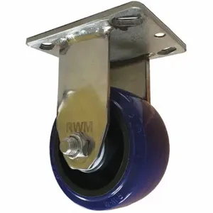 RWM S65-UPC-0420-R Corrosion-Resistant Kingpinless Plate Caster, 4 Inch Dia, 5 5/8 Inch Height | CT9QNJ 53CH58