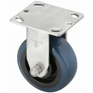 RWM S65-UPC-0520-R Corrosion-Resistant Kingpinless Plate Caster, 5 Inch Dia, 6 1/2 Inch Height | CT9QNL 53CH60