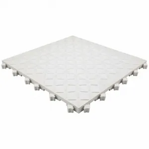 SAFE FLEX A1-W Interlocking Antifatigue Mat, Interlocking Antifatigue Mat Tile, 18 Inch x 18 in | CT9QTH 33VL98