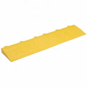 SAFE FLEX A4-Y Ramp Edge, Ramp Edge, 4 Inch X 18 Inch Size, Safe-Flex Floor System, Diamond Grid, Yellow | CT9QVB 33VL87