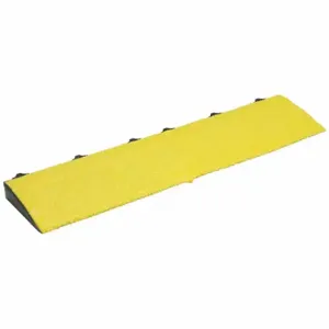 SAFE FLEX AG4-Y Ramp Edge, Ramp Edge, 4 Inch X 18 Inch Size, Safe-Flex Floor System, Diamond Grid, Yellow | CT9QVC 33VL95