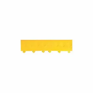 SAFE FLEX AM4-Y Ramp Edge, Ramp Edge, 4 Inch X 18 Inch Size, Diamond Grid, Yellow, Vinyl, Ramp Edge | CT9QUP 55PK60